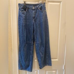 H&M BARREL JEANS